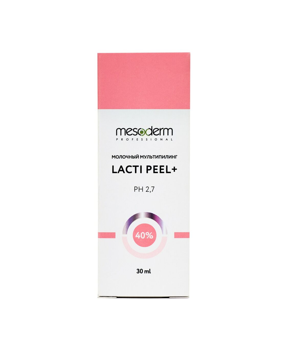 Молочный мультипилинг с АНА — РНА комплексом  «Lacti Peel+» 40%, рН 2,7 30 мл,