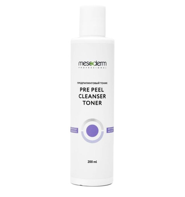 Предпилинговый тоник с феруловой и молочной кислотой «Pre Peel Toner» 200мл,