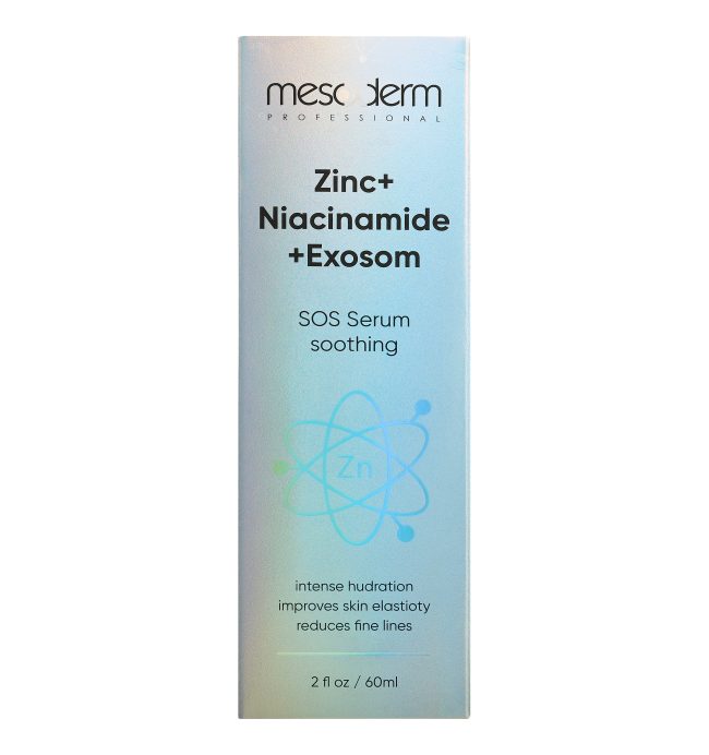Сыворотка SOS успокаивающая «Niacinamide10% + ZINC 2% + Exosomes» 60мл