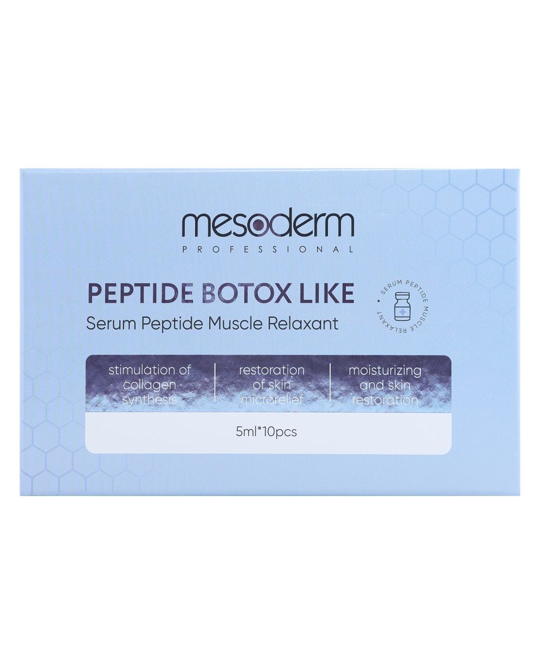 Cыворотка миорелаксант для фракционной мезотерапии»Peptide Botox Like» 5мл*10шт.